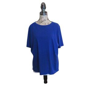 Eileen Fisher Light Weight Top, Size Large, Royal Blue - Very Good Pre-owned